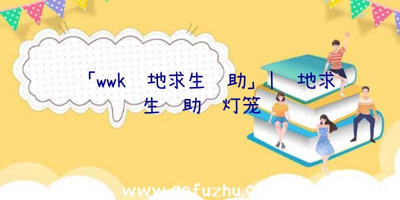 「wwk绝地求生辅助」|绝地求生辅助蓝灯笼